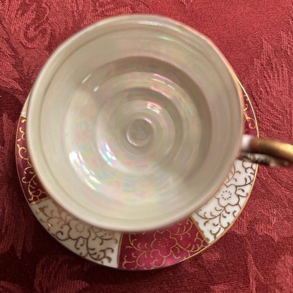 Royal Crown Japan Iridescent TeaCup and Saucer - Picture 3 of 6
